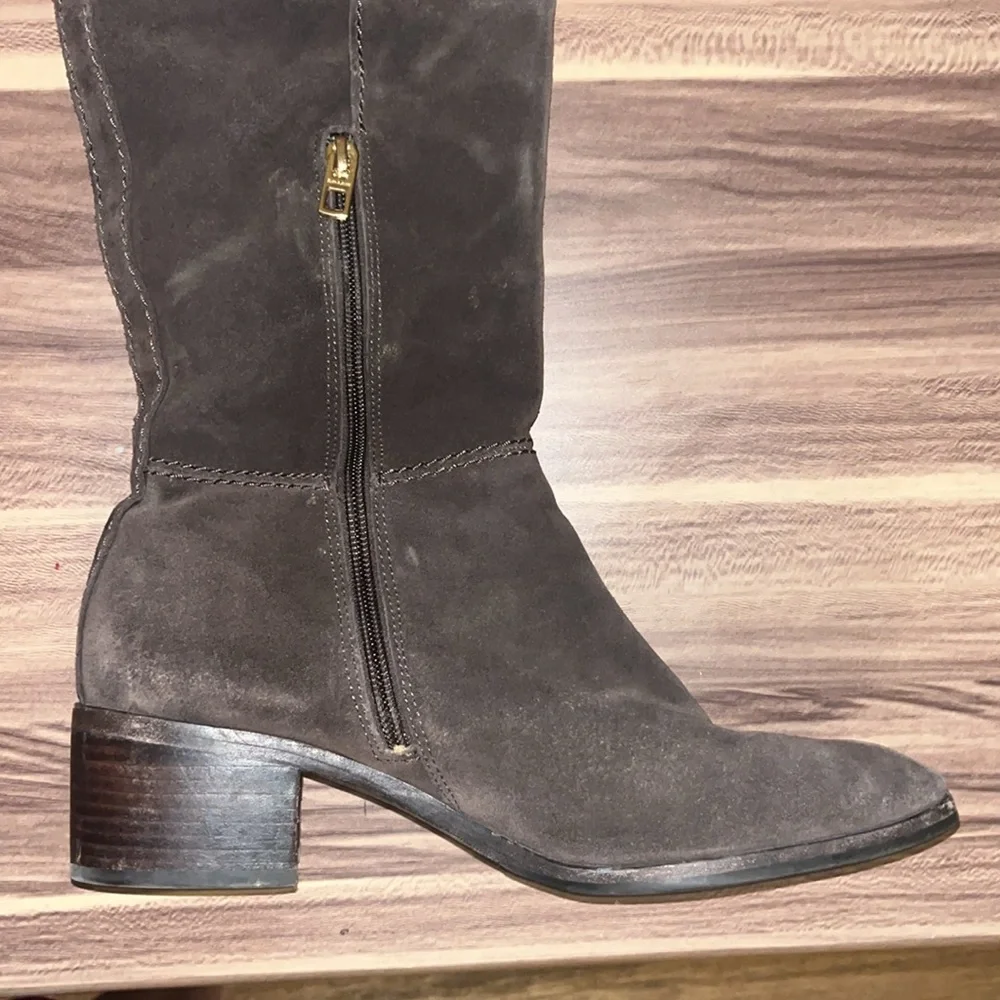 COACH LUCIA OVER THE KNEE SUEDE BOOTS - Picture 8 of 16
